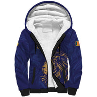 Custom Sri Lanka Cricket Sherpa Hoodie The Lions Go Champions - Wonder Print Shop
