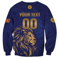Custom Sri Lanka Cricket Sweatshirt The Lions Go Champions - Wonder Print Shop
