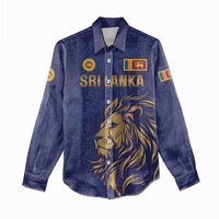 Custom Sri Lanka Cricket Women Casual Shirt The Lions Go Champions - Wonder Print Shop