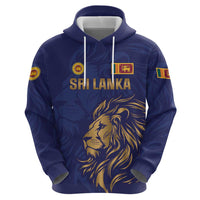 Custom Sri Lanka Cricket Zip Hoodie The Lions Go Champions - Wonder Print Shop