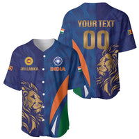 Custom Cricket India Vs Sri Lanka Baseball Jersey Simple Style - Wonder Print Shop