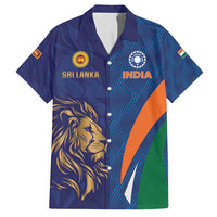 Custom Cricket India Vs Sri Lanka Hawaiian Shirt Simple Style - Wonder Print Shop