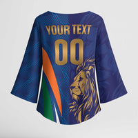 Custom Cricket India Vs Sri Lanka Kimono Sleeve Blouse Simple Style - Wonder Print Shop