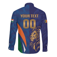 Custom Cricket India Vs Sri Lanka Long Sleeve Button Shirt Simple Style - Wonder Print Shop