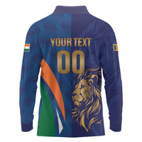 Custom Cricket India Vs Sri Lanka Long Sleeve Polo Shirt Simple Style - Wonder Print Shop