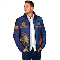 Custom Cricket India Vs Sri Lanka Padded Jacket Simple Style - Wonder Print Shop