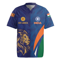 Custom Cricket India Vs Sri Lanka Rugby Jersey Simple Style - Wonder Print Shop