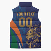 Custom Cricket India Vs Sri Lanka Sleeveless Puffer Jacket Simple Style - Wonder Print Shop