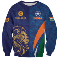 Custom Cricket India Vs Sri Lanka Sweatshirt Simple Style - Wonder Print Shop