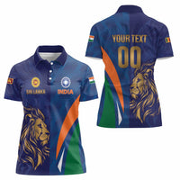 Custom Cricket India Vs Sri Lanka Women Polo Shirt Simple Style - Wonder Print Shop