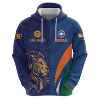 Custom Cricket India Vs Sri Lanka Zip Hoodie Simple Style - Wonder Print Shop
