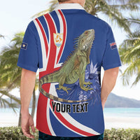 Personalized Anguilla Lizard Tropical Hawaiian Shirt - Wonder Print Shop