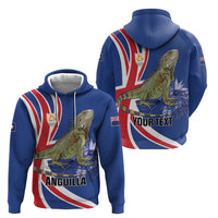 Personalized Anguilla Lizard Tropical Hoodie - Wonder Print Shop