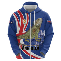 Personalized Anguilla Lizard Tropical Hoodie - Wonder Print Shop