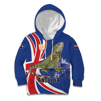 Personalized Anguilla Lizard Tropical Kid Hoodie - Wonder Print Shop