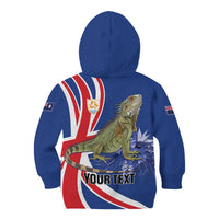 Personalized Anguilla Lizard Tropical Kid Hoodie - Wonder Print Shop