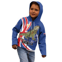 Personalized Anguilla Lizard Tropical Kid Hoodie - Wonder Print Shop