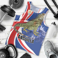 Personalized Anguilla Lizard Tropical Men Tank Top - Wonder Print Shop