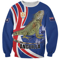 Personalized Anguilla Lizard Tropical Sweatshirt - Wonder Print Shop