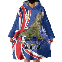 Personalized Anguilla Lizard Tropical Wearable Blanket Hoodie - Wonder Print Shop
