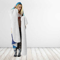 Hawaii Beach Landscape Time-Lapse Hooded Blanket Tropical Plumeria Flowers - Wonder Print Shop