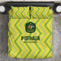 Australia Socceroos 2025 Bedding Set Forever Golden - Wonder Print Shop