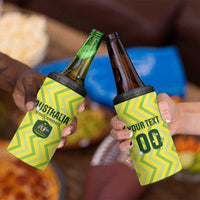 Australia Socceroos 2025 4 in 1 Can Cooler Tumbler Forever Golden - Wonder Print Shop