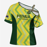 Australia Socceroos 2025 Cross Shoulder Shirt Forever Golden - Wonder Print Shop