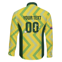 Australia Socceroos 2025 Family Matching Puletasi and Hawaiian Shirt Forever Golden - Wonder Print Shop