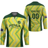 Australia Socceroos 2025 Hockey Jersey Forever Golden - Wonder Print Shop