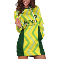 Australia Socceroos 2025 Hoodie Dress Forever Golden - Wonder Print Shop