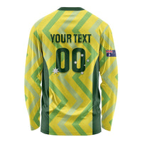 Australia Socceroos 2025 Long Sleeve Shirt Forever Golden - Wonder Print Shop