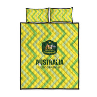 Australia Socceroos 2025 Quilt Bed Set Forever Golden - Wonder Print Shop