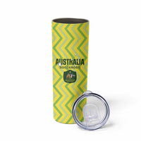 Australia Socceroos 2025 Skinny Tumbler Forever Golden - Wonder Print Shop