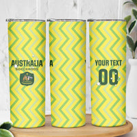 Australia Socceroos 2025 Skinny Tumbler Forever Golden - Wonder Print Shop