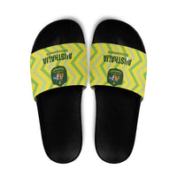 Australia Socceroos 2025 Slide Sandals Forever Golden - Wonder Print Shop