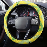 Australia Socceroos 2025 Steering Wheel Cover Forever Golden - Wonder Print Shop