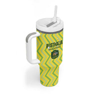 Australia Socceroos 2025 Tumbler With Handle Forever Golden - Wonder Print Shop