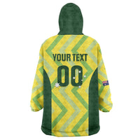 Australia Socceroos 2025 Wearable Blanket Hoodie Forever Golden - Wonder Print Shop