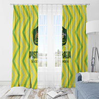 Australia Socceroos 2025 Window Curtain Forever Golden - Wonder Print Shop