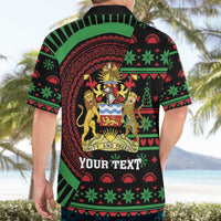 Personalized Malawi Christmas Hawaiian Shirt Thompson Gazelle - African Pattern - Wonder Print Shop