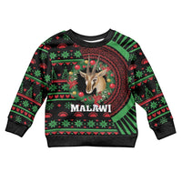 Malawi Christmas Kid Ugly Christmas Sweater Thompson Gazelle - African Pattern - Wonder Print Shop