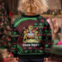 Malawi Christmas Kid Ugly Christmas Sweater Thompson Gazelle - African Pattern - Wonder Print Shop