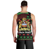 Personalized Malawi Christmas Men Tank Top Thompson Gazelle - African Pattern - Wonder Print Shop