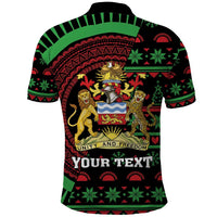 Personalized Malawi Christmas Polo Shirt Thompson Gazelle - African Pattern - Wonder Print Shop