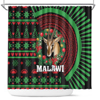 Malawi Christmas Shower Curtain Thompson Gazelle - African Pattern