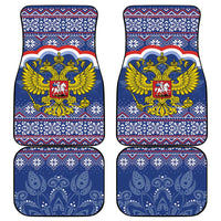 Russia Christmas Car Mats Santa Matryoshka Doll - Wonder Print Shop