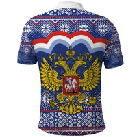 Russia Christmas Polo Shirt Santa Matryoshka Doll - Wonder Print Shop