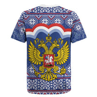 Russia Christmas Rugby Jersey Santa Matryoshka Doll - Wonder Print Shop