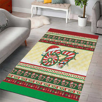 67 Six Seven Funny Meme Christmas Area Rug Funny Xmas - Wonder Print Shop